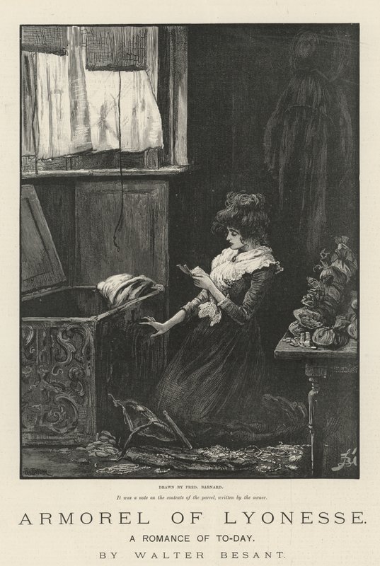 Armorel di Lyonesse, un romanzo di oggi, di Walter Besant da Frederick Barnard