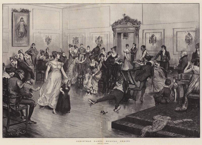 Giochi di Natale, sedie musicali da Frederick Barnard
