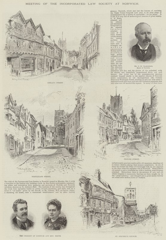 Riunione della Incorporated Law Society a Norwich da Frederick George Kitton