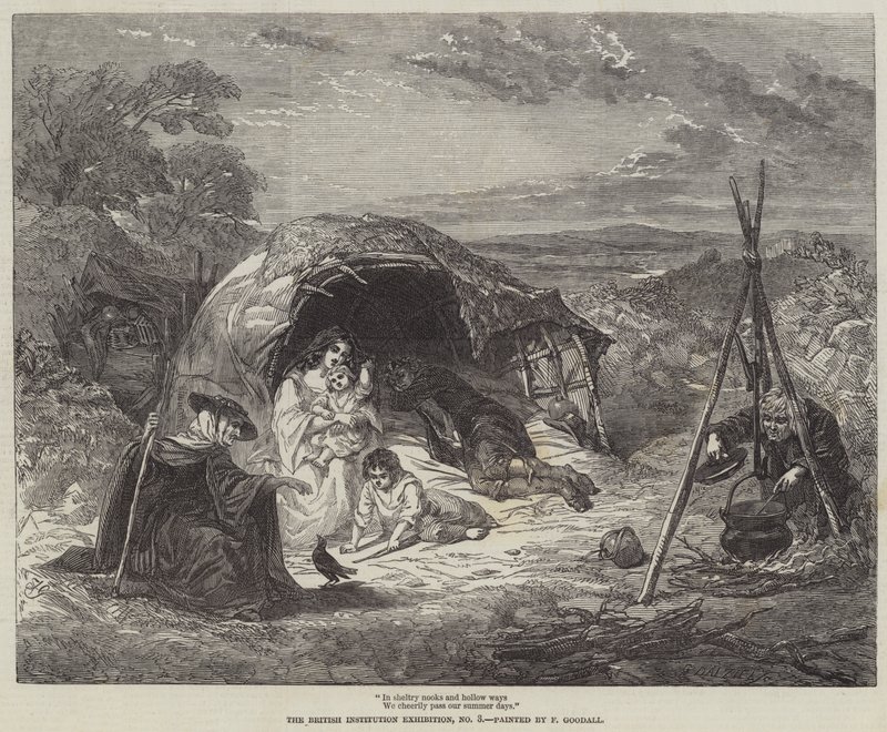In angoli riparati e vie cave, passiamo allegramente i nostri giorni estivi da Frederick Goodall