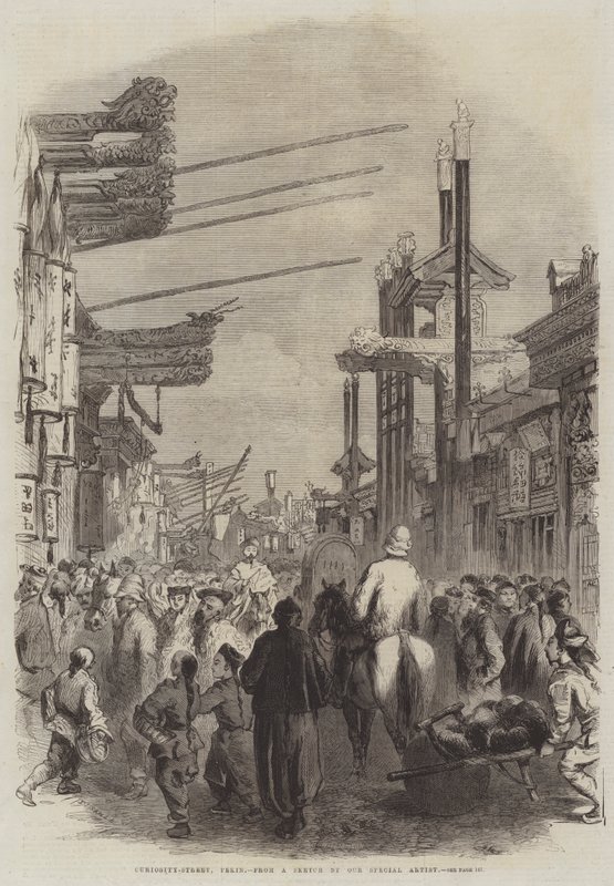 Curiosity-Street, Pechino da Frederick John Skill