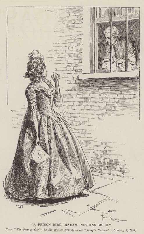 Un uccello prigioniero, signora, niente di più da Frederick Pegram