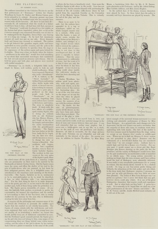 Rosmarino, al Criterion Theatre da Frederick Pegram