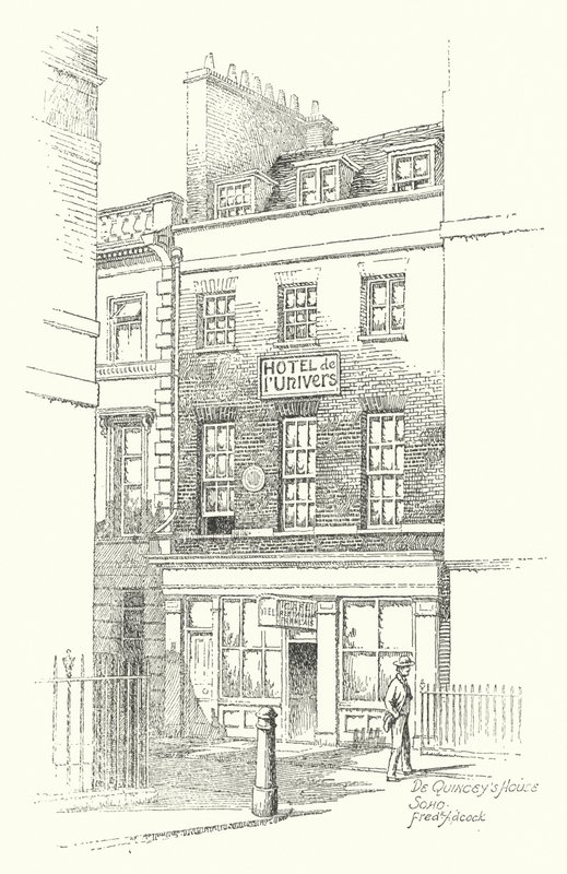 Casa di De Quincey, Soho da Frederick Adcock