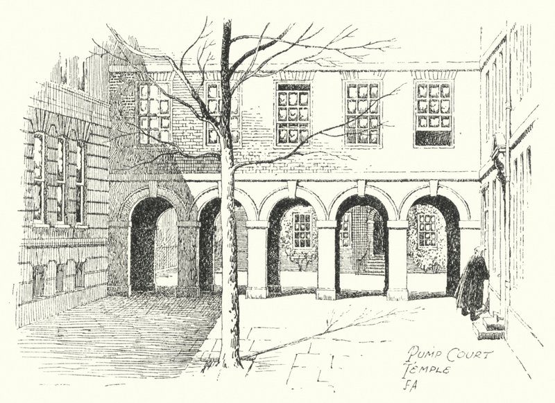 Pump Court, Temple da Frederick Adcock