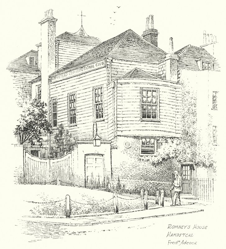 Casa di Romney, Hampstead da Frederick Adcock