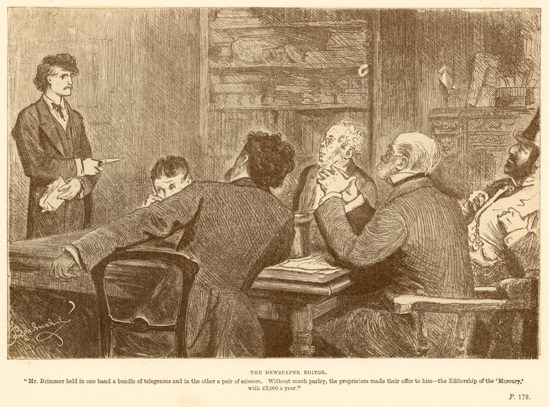 Il redattore del giornale da Frederick Barnard