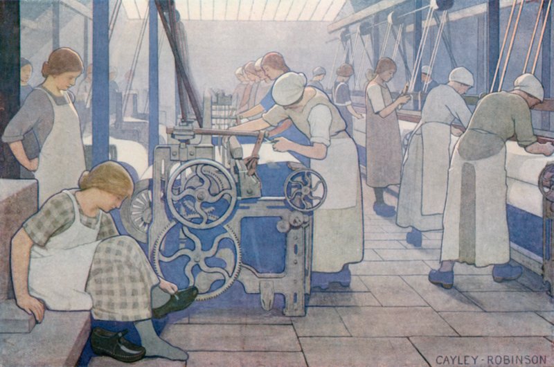 Industrie britanniche, cotone da Frederick Cayley Robinson