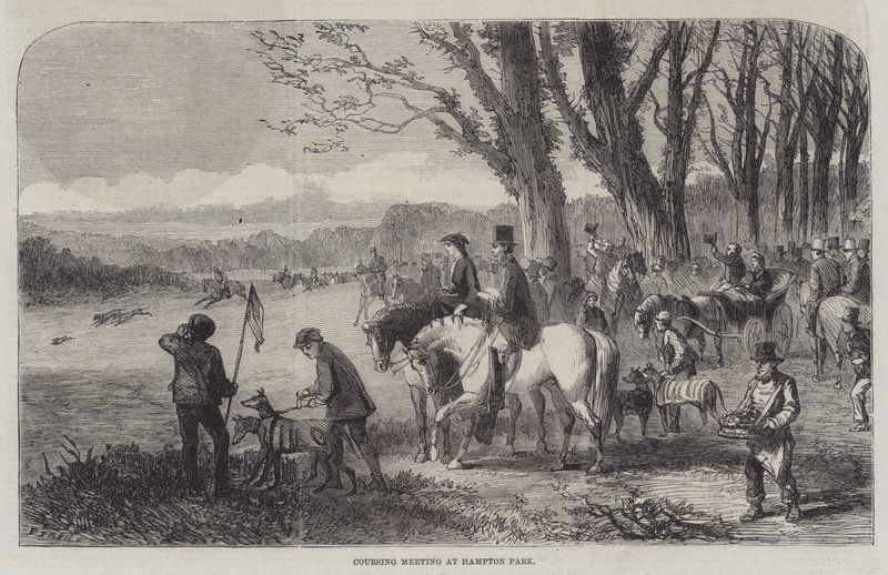 Incontro di corsa a Hampton Park da Frederick John Skill