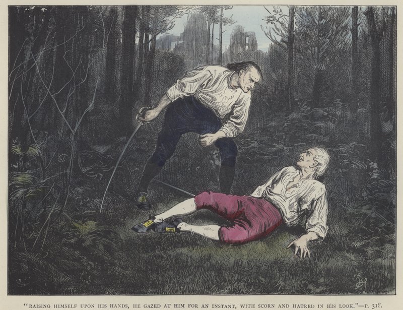 Illustrazione per Barnaby Rudge da Frederick L. Bernard