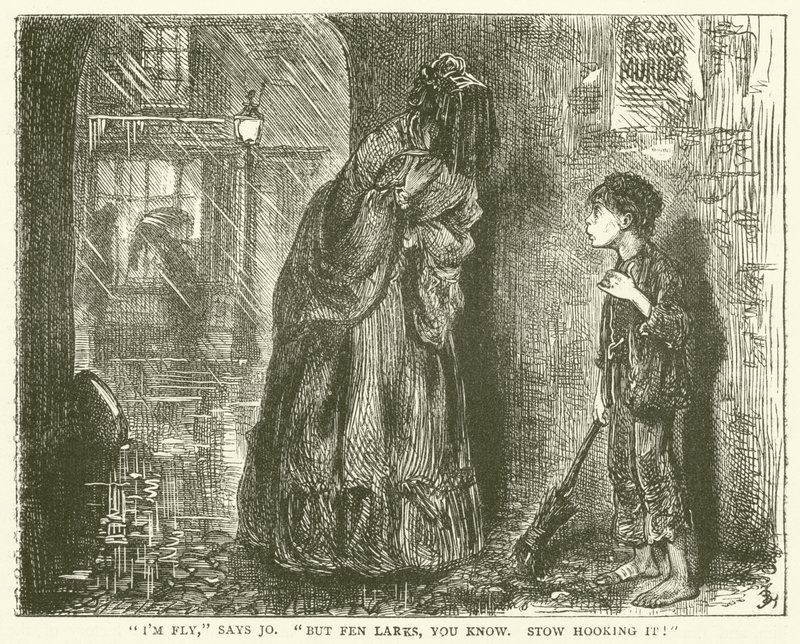 Illustrazione per Casa Desolata da Frederick L. Bernard