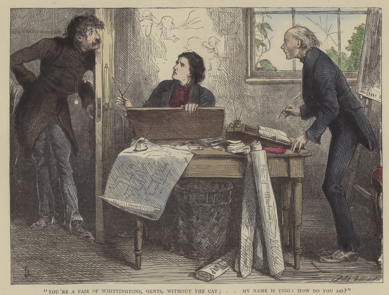 Illustrazione per Martin Chuzzlewit da Frederick L. Bernard