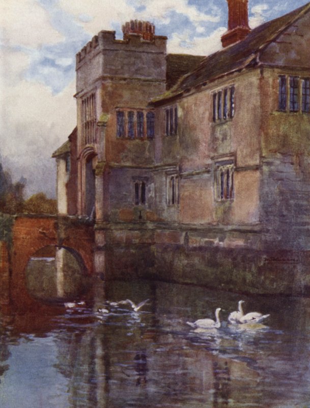Sala di Baddesley Clinton da Frederick William Newton Whitehead