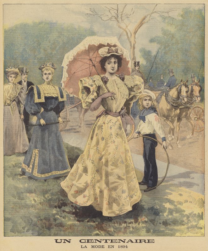 Un centenario: moda nel 1894 da French School