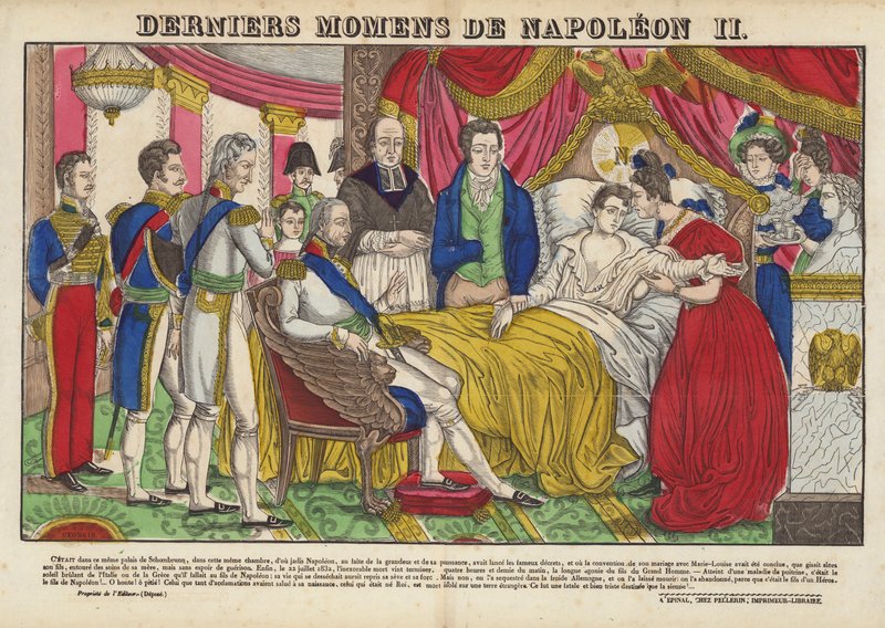 Ultimi Momenti di Napoleone II da French School