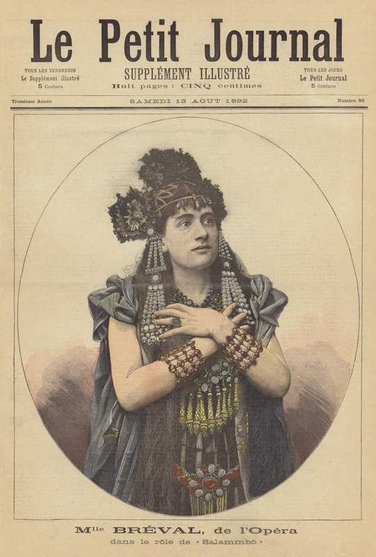Lucienne Bréval nel ruolo di Salambò all