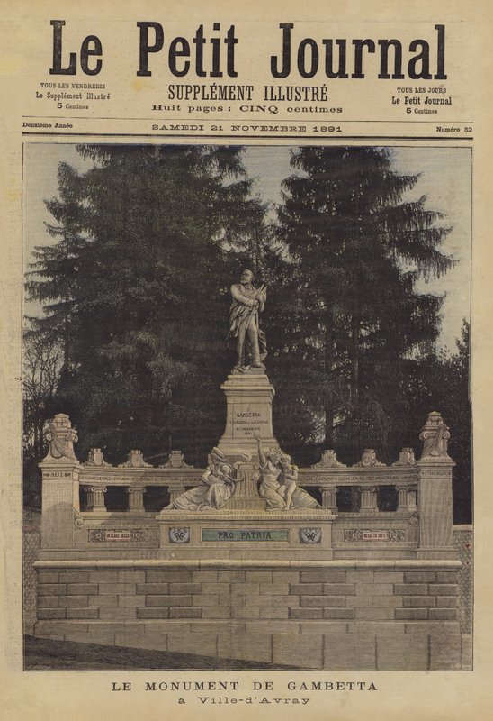 Monumento a Léon Gambetta a Ville-d