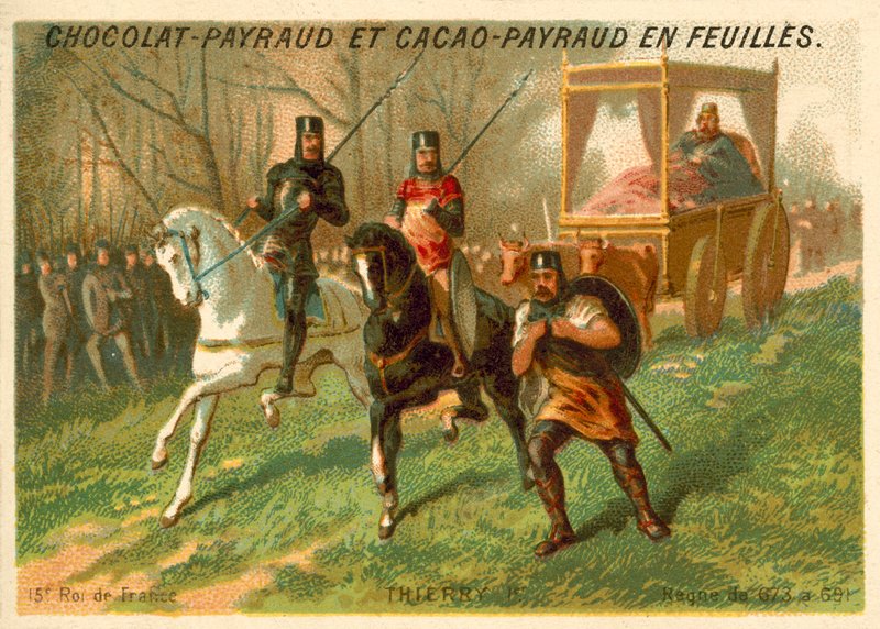 Teodorico III, Re dei Franchi da French School