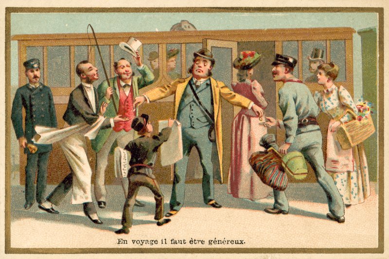 Quando si viaggia bisogna essere generosi da French School