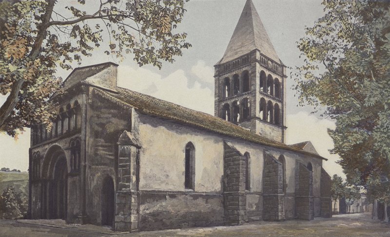 Aillas, Chiesa, Insieme sud-ovest da French Photographer