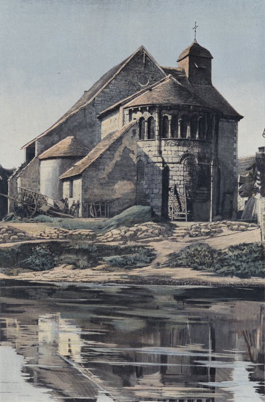 Ardentes, Chiesa, Lato sud da French Photographer