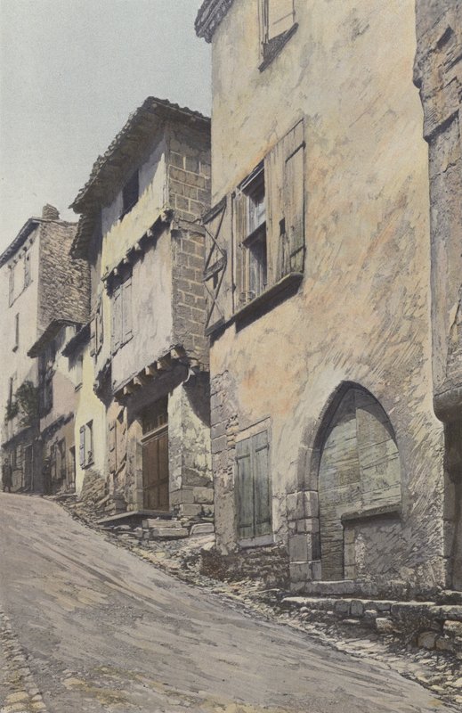 Bruniquel, Strada principale da French Photographer