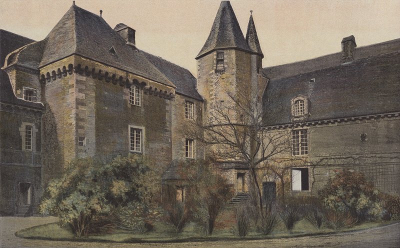 Carrouge, Castello, Facciata sul cortile da French Photographer