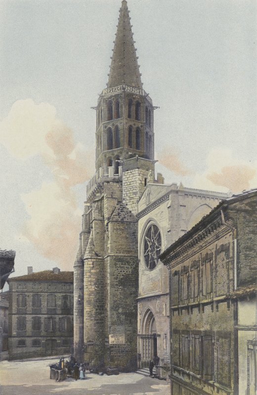 Caussade, Chiesa, Facciata O da French Photographer