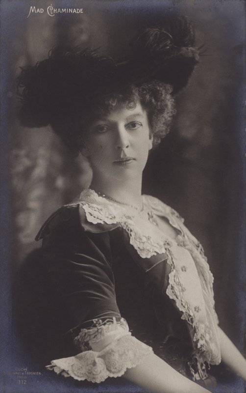 Cecile Chaminade, pianista e compositrice francese da French Photographer