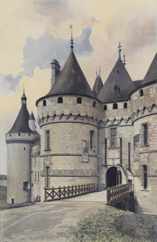 Chaumont-sur-Loire, Ingresso del castello da French Photographer