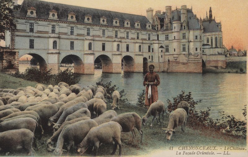 Chenonceaux, Il Castello, La Facciata Orientale da French Photographer