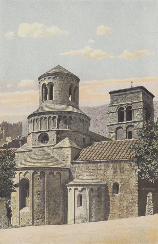 Cruas, chiesa, insieme nord-est da French Photographer