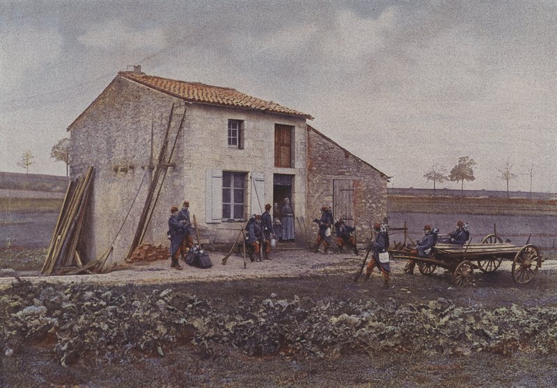 Fanteria francese in manovra da French Photographer