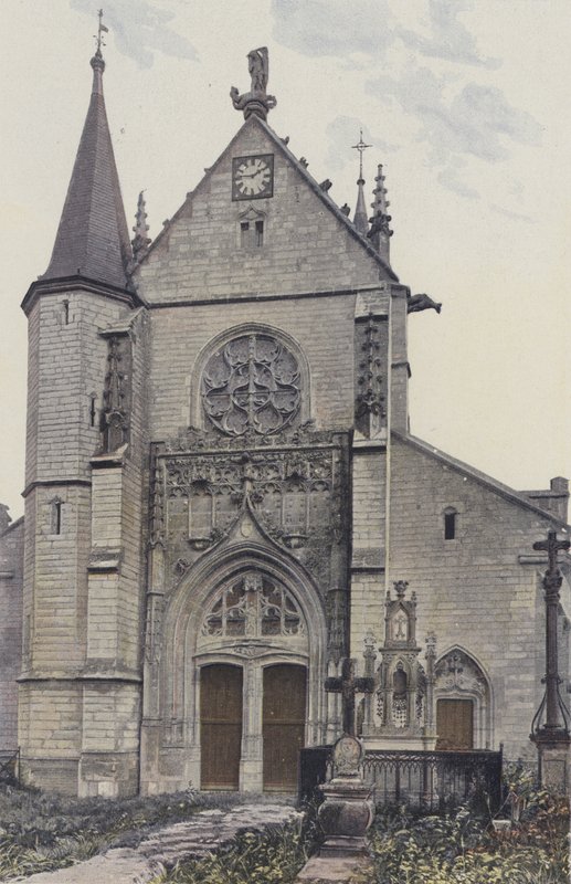 Lhuitre, Chiesa, Facciata O da French Photographer