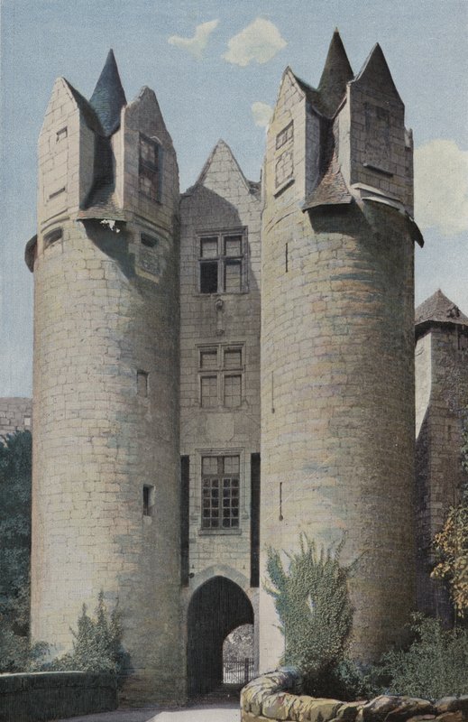 Montreuil-Bellay, Castello Vecchio, Il grande Chatelet da French Photographer