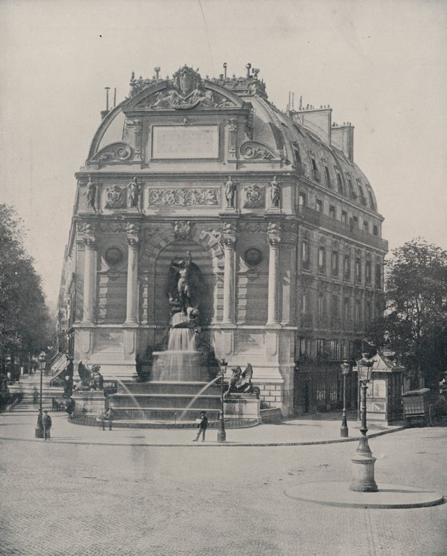 Parigi: Fontana di St Michel da French Photographer