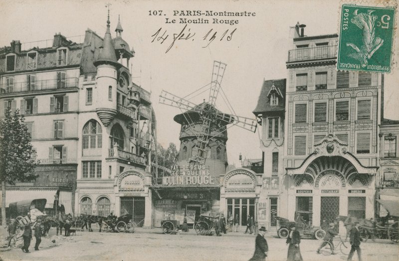 Parigi, Montmartre, Le Moulin Rouge da French Photographer