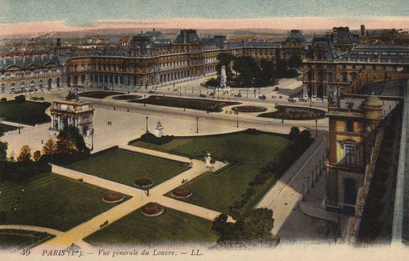 Parigi, Vista generale del Louvre da French Photographer