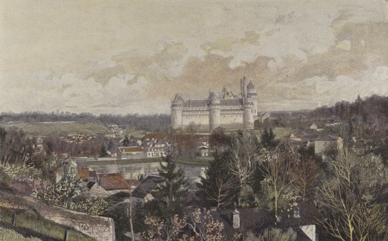 Pierrefonds, vista generale presa dal Rocher da French Photographer
