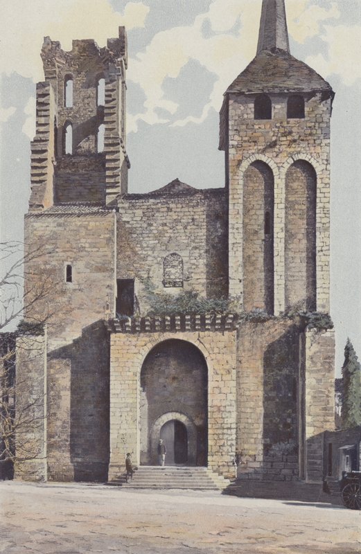 Saint-Avit-Sénieur, Chiesa, Facciata O da French Photographer