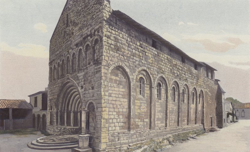 Saint-Privat, Chiesa, Insieme SO da French Photographer