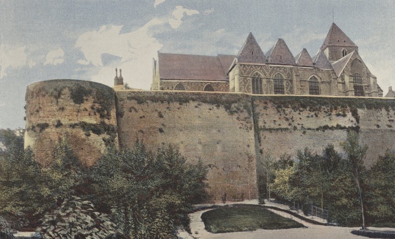 Saint-Valery-sur-Somme, Chiesa e vecchie mura da French Photographer