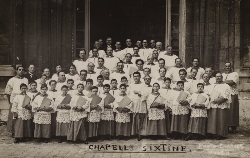 Coro della Cappella Sistina da French Photographer