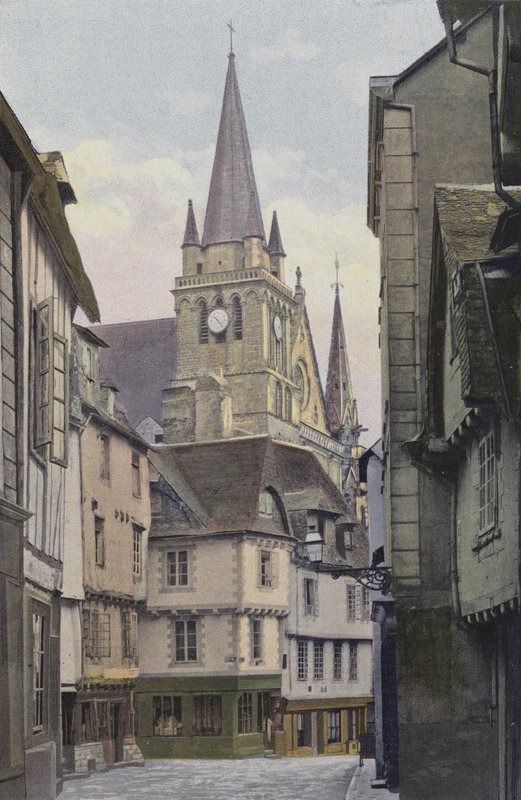 Vannes, Cattedrale e rue de l