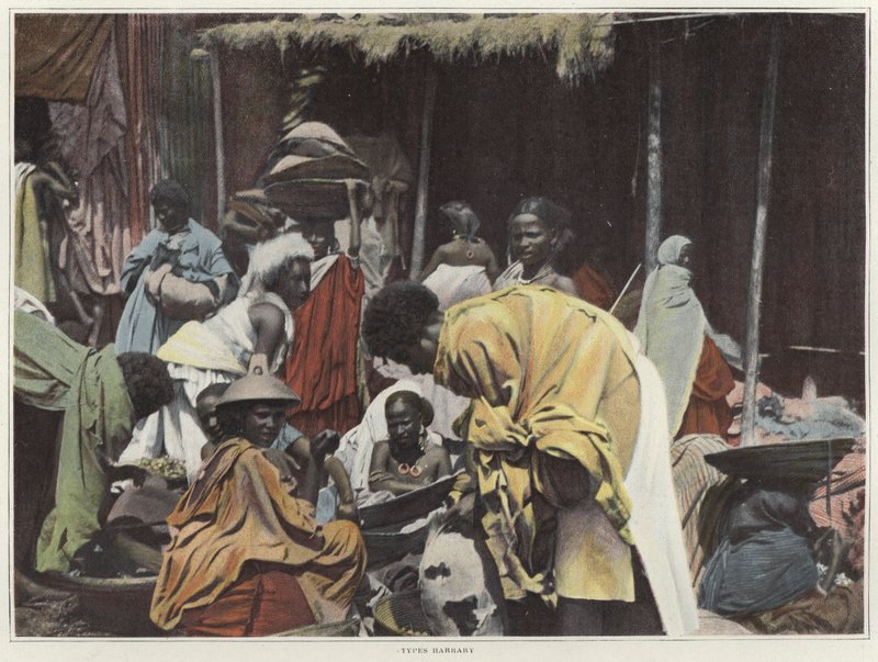 Donne a Harar da French Photographer