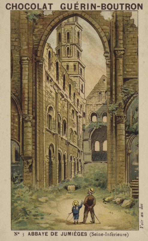 Abbazia di Jumieges, Seine-Inferieure da French School