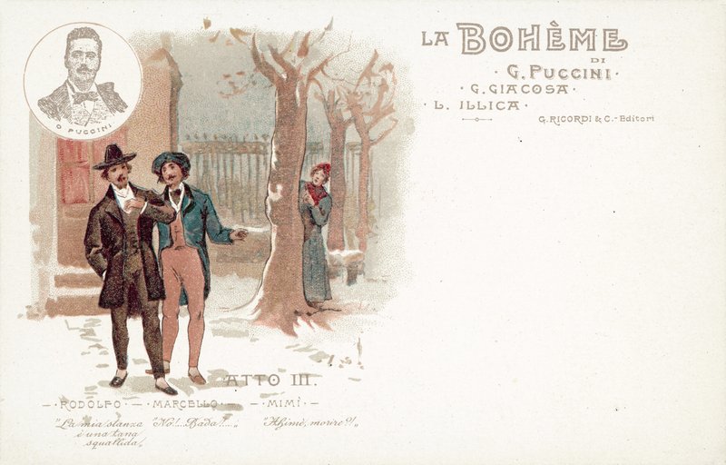 Atto Terzo, La Bohème da French School