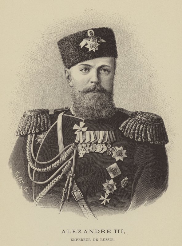 Alessandro III, Imperatore di Russia da French School