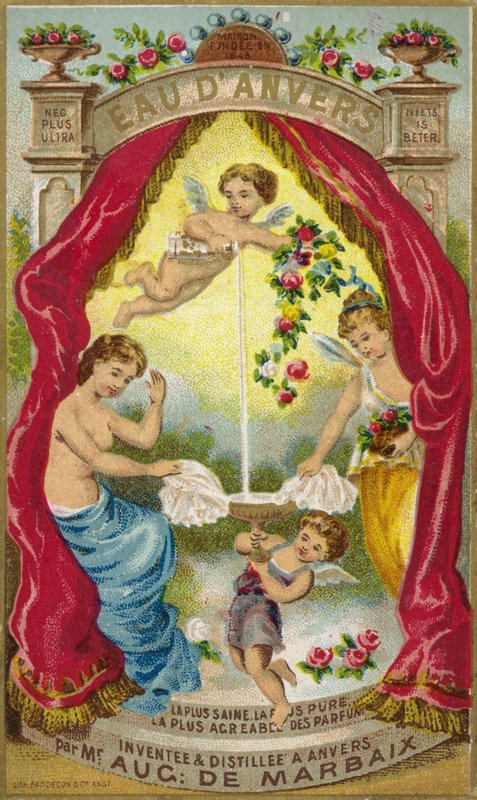 Angeli e cherubini che versano acqua da French School