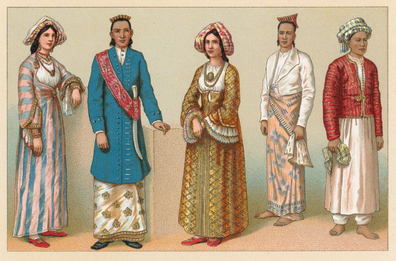 Costume asiatico da French School